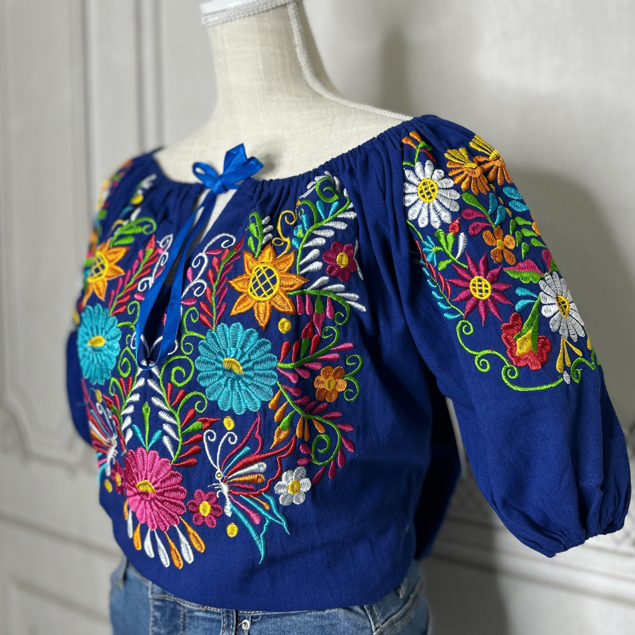 Sleeve Off Shoulder Mexican Blouse Daisy Sleeve Off Shoulder Mexican Blouse Daisy