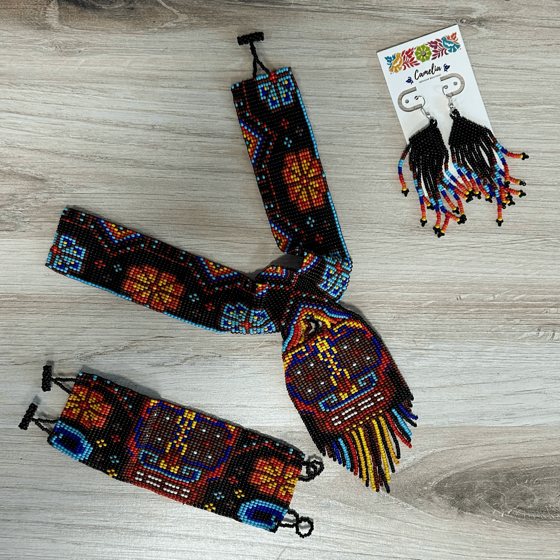 Sugar Skull Beaded Choker Set Sugar Skull Beaded Choker Set