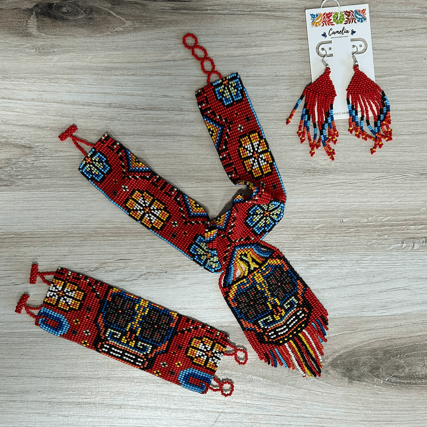 Sugar Skull Beaded Choker Set Sugar Skull Beaded Choker Set