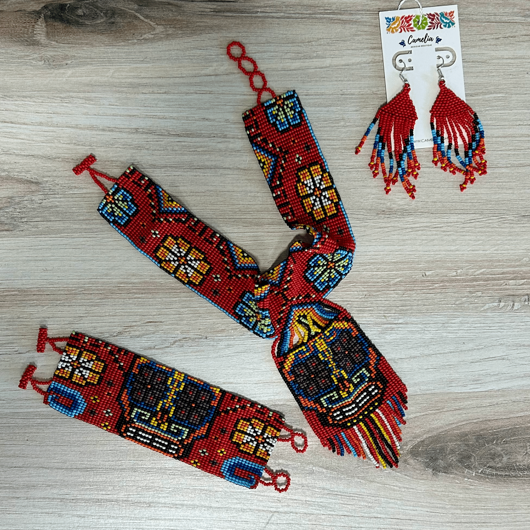 Sugar Skull Beaded Choker Set Sugar Skull Beaded Choker Set