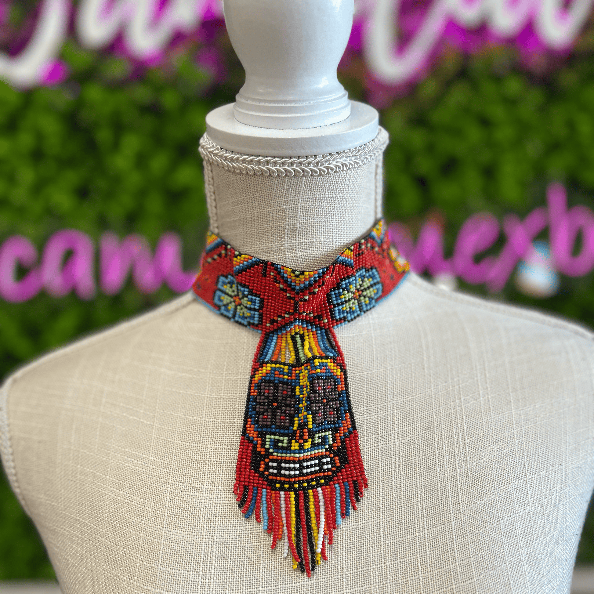 Sugar Skull Beaded Choker Set Sugar Skull Beaded Choker Set