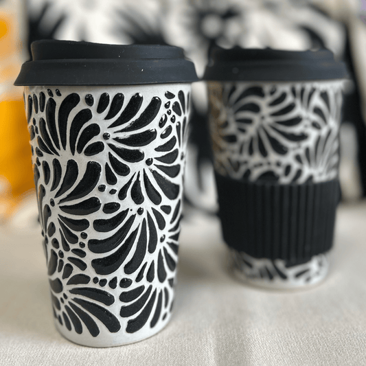 Talavera Tumbler Mug - Black Talavera Tumbler Mug - Black