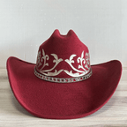 Tamaulipeca Western Suede Hat - Gem Hat Band Tamaulipeca Western Suede Hat - Gem Hat Band