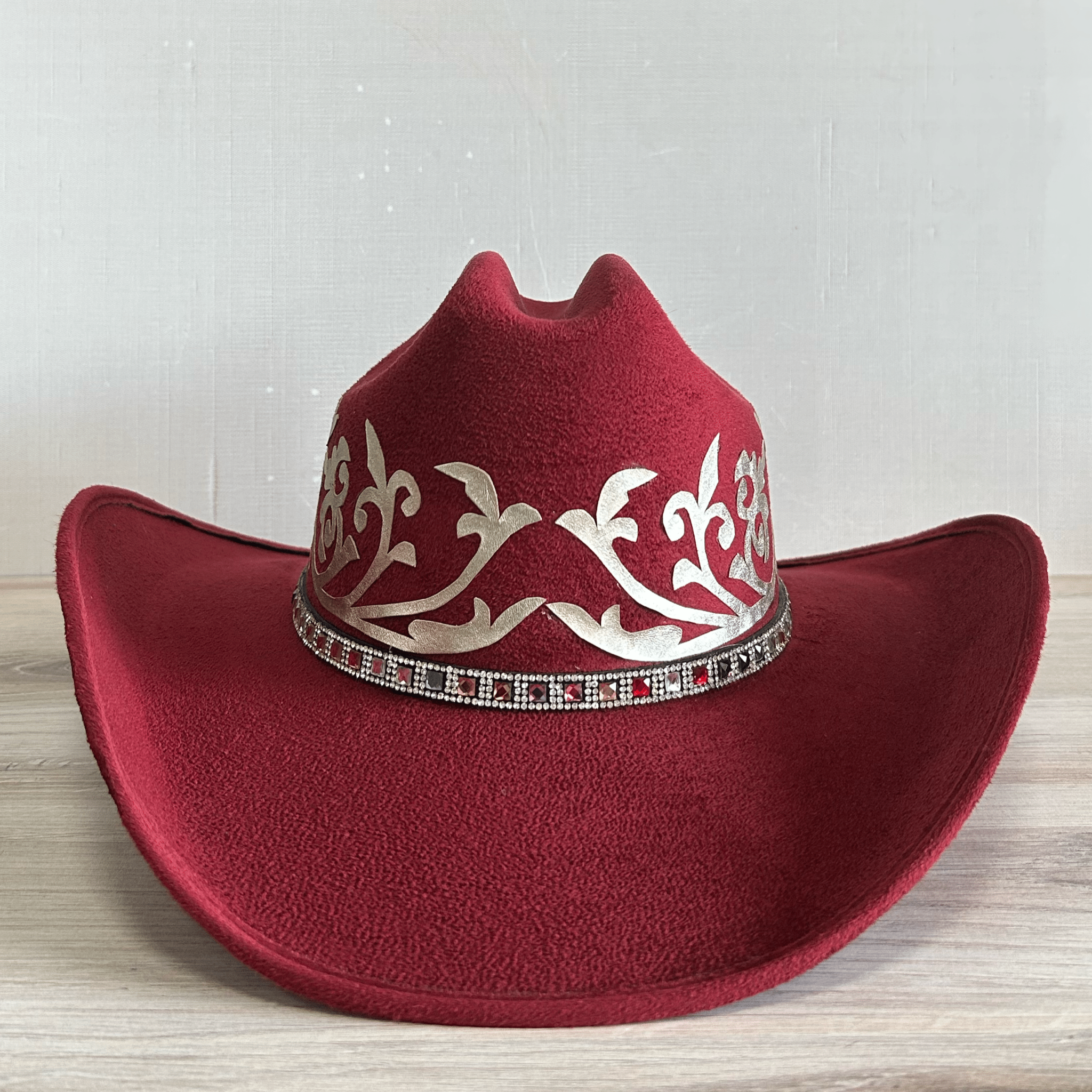 Tamaulipeca Western Suede Hat - Gem Hat Band Tamaulipeca Western Suede Hat - Gem Hat Band