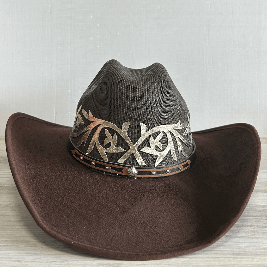 Tamaulipeca Western Suede Jute Hat Tamaulipeca Western Suede Jute Hat