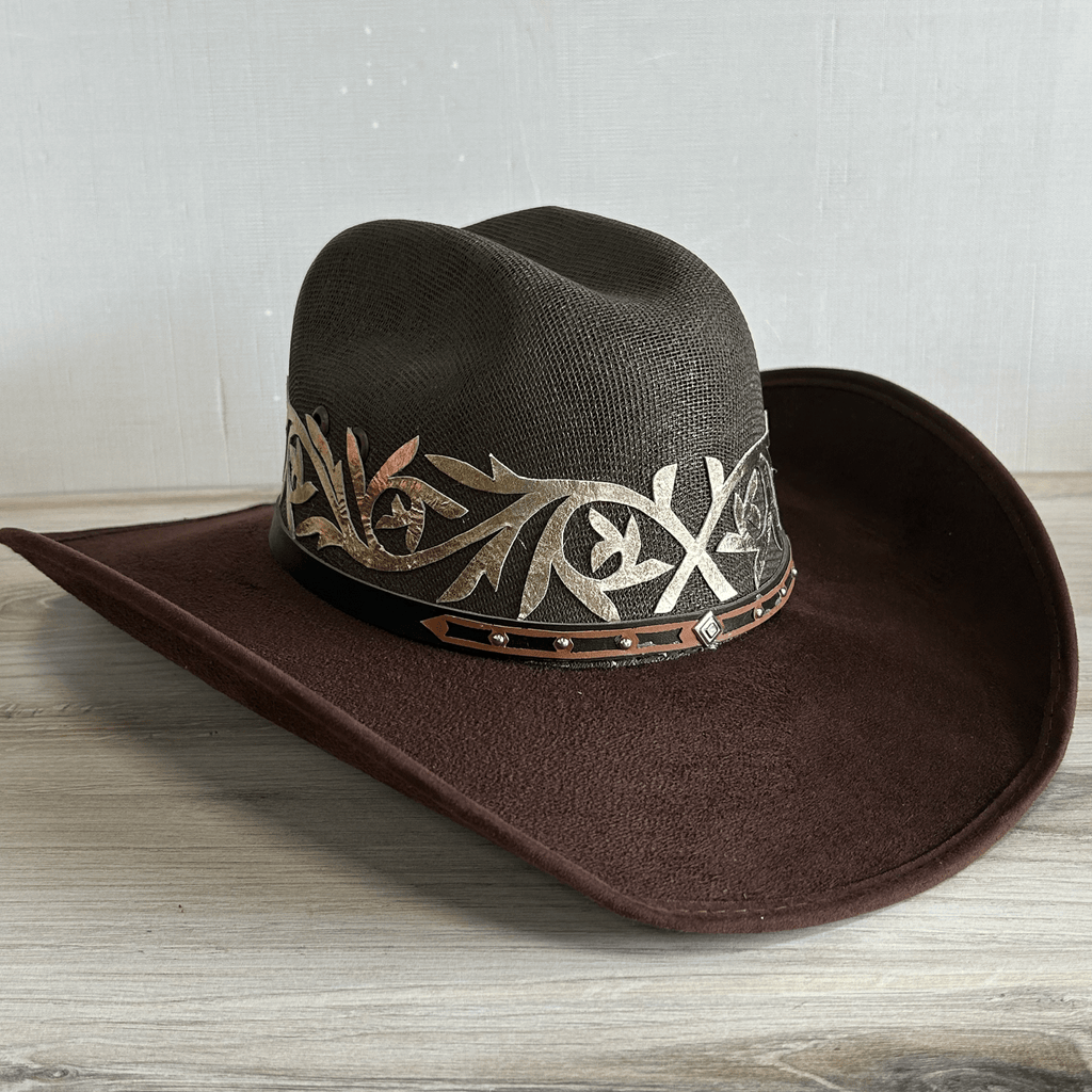 Tamaulipeca Western Suede Jute Hat Tamaulipeca Western Suede Jute Hat