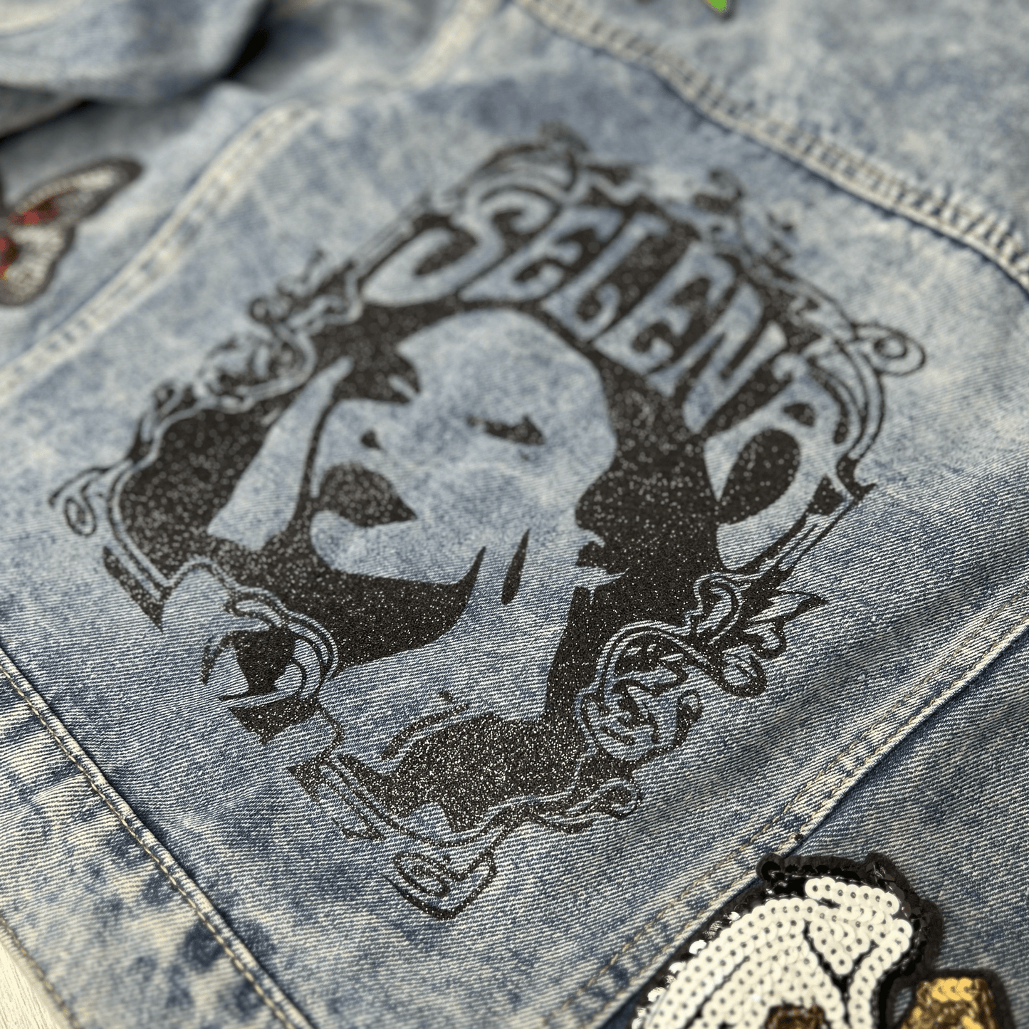 Tejano Embellished Denim Jacket Tejano Embellished Denim Jacket