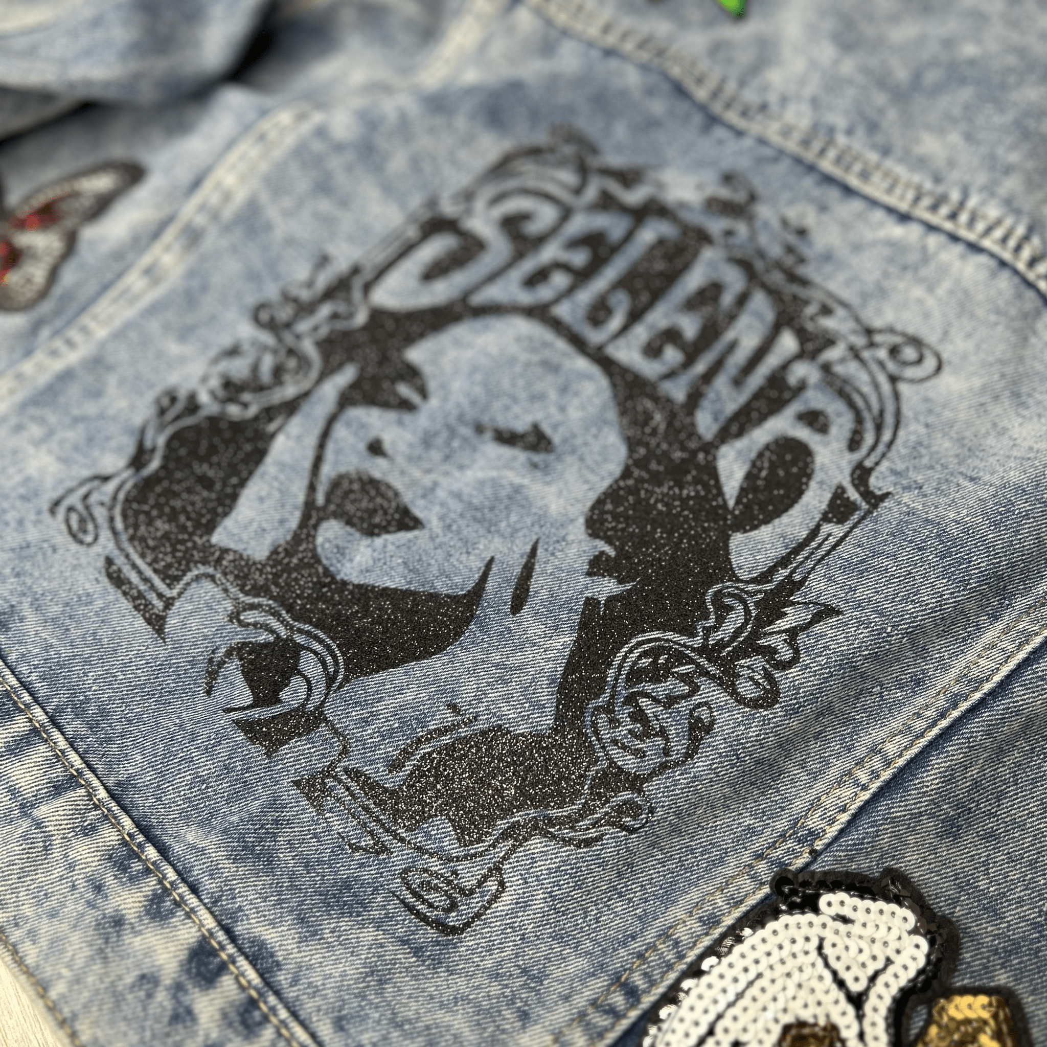 Tejano Embellished Denim Jacket Tejano Embellished Denim Jacket