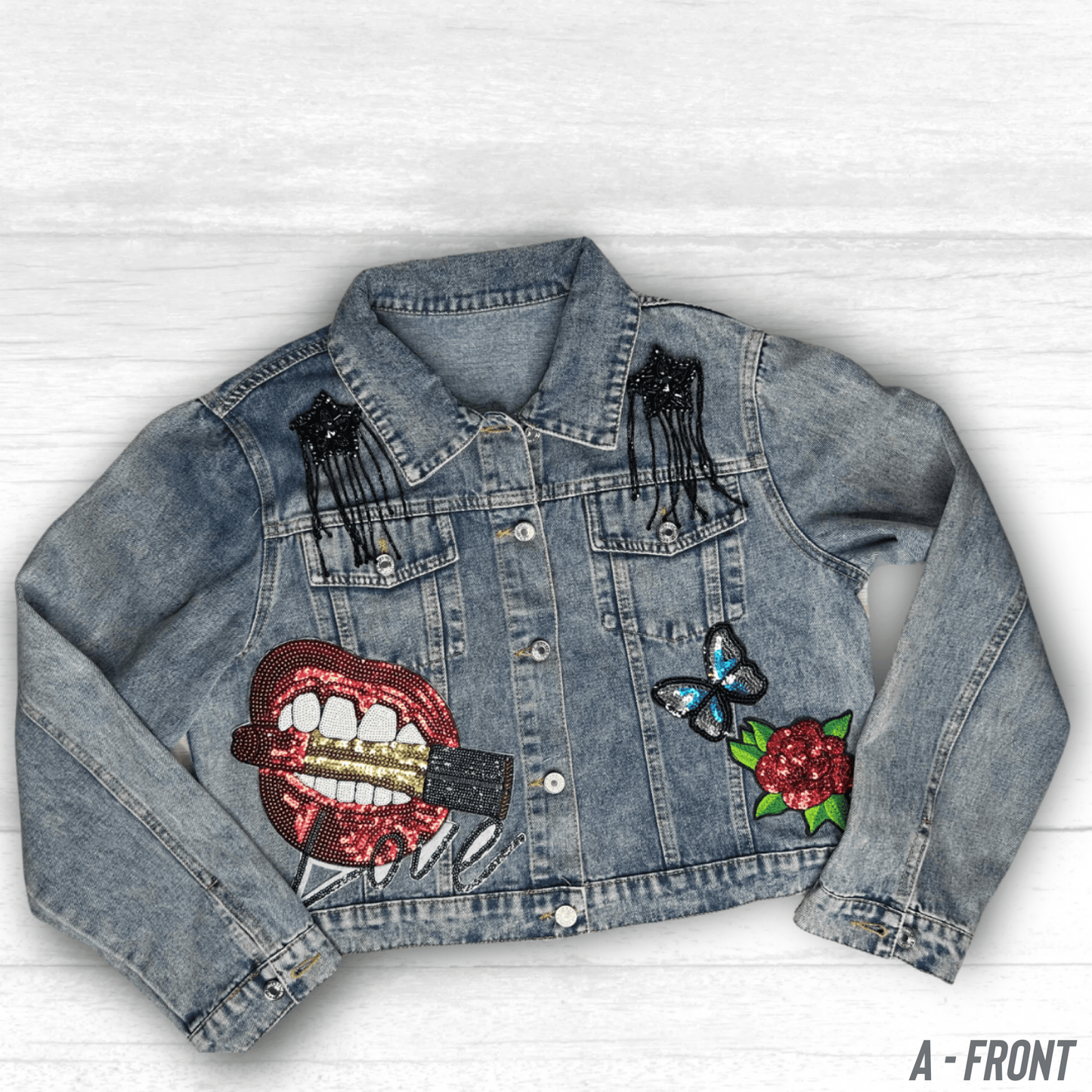 Tejano Embellished Denim Jacket Tejano Embellished Denim Jacket