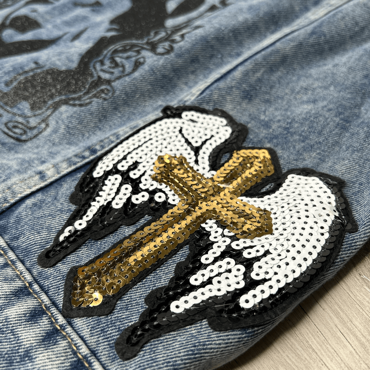 Tejano Embellished Denim Jacket Tejano Embellished Denim Jacket