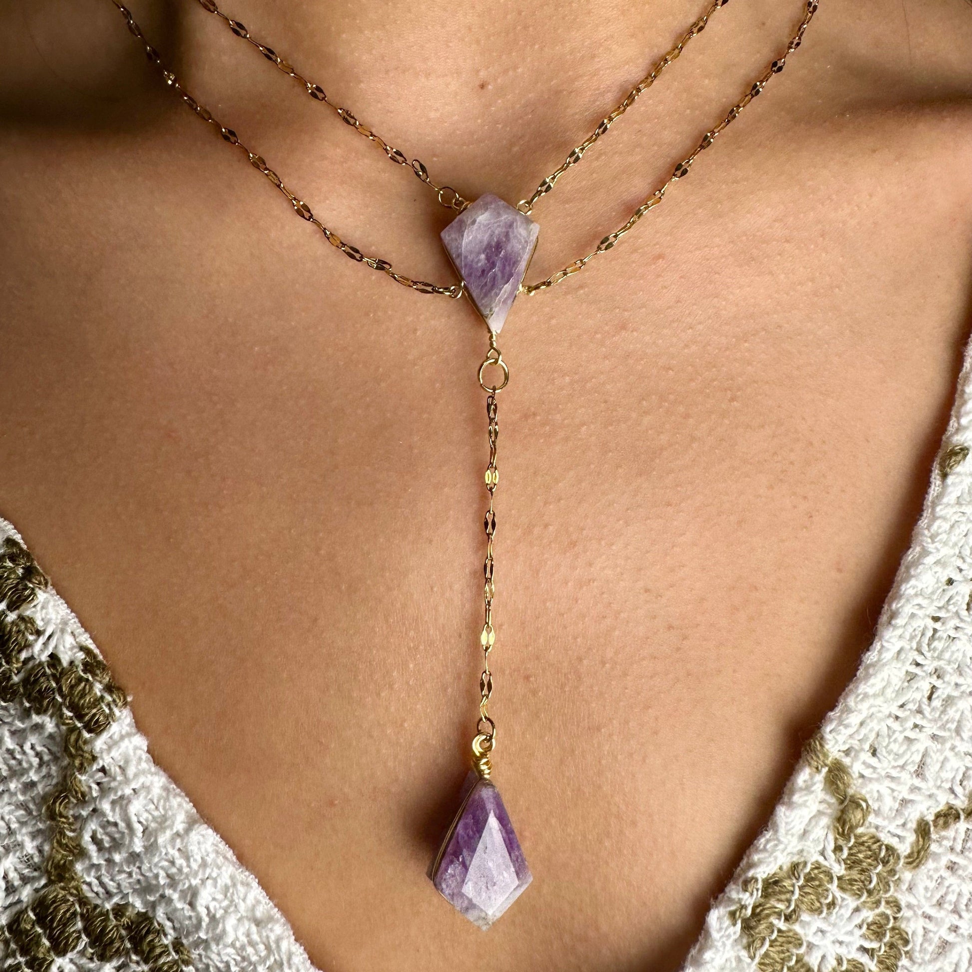 Tiered Crystal Necklace Tiered Crystal Necklace