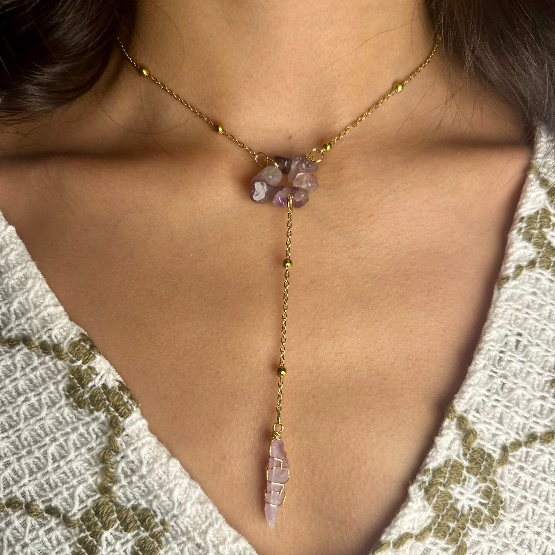 Tiered Crystal Necklace Tiered Crystal Necklace