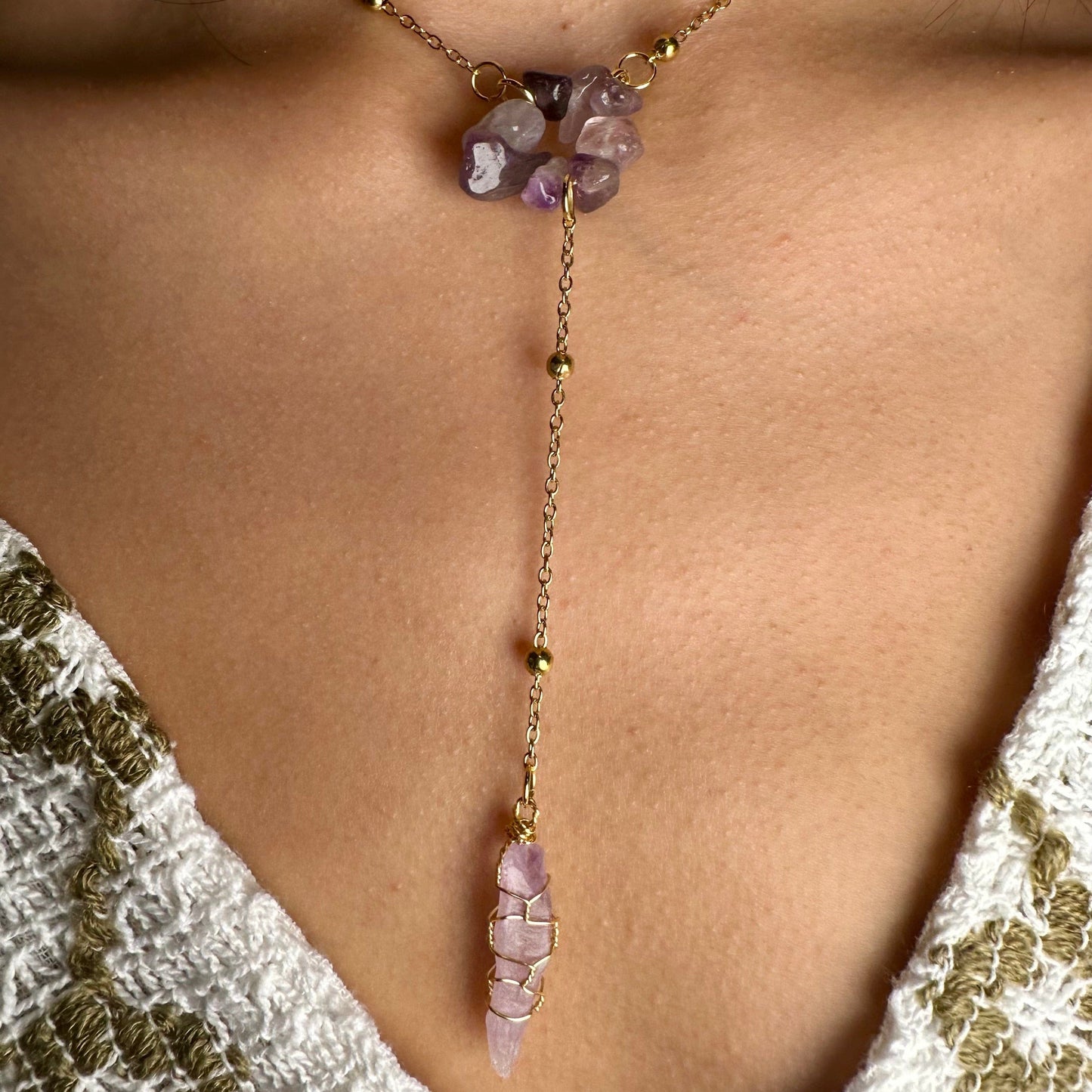 Tiered Crystal Necklace Tiered Crystal Necklace