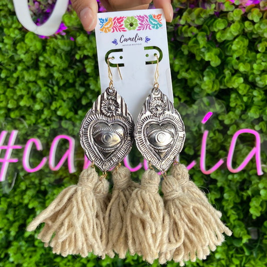 Tlacoyal Ojalata Earrings Tlacoyal Ojalata Earrings
