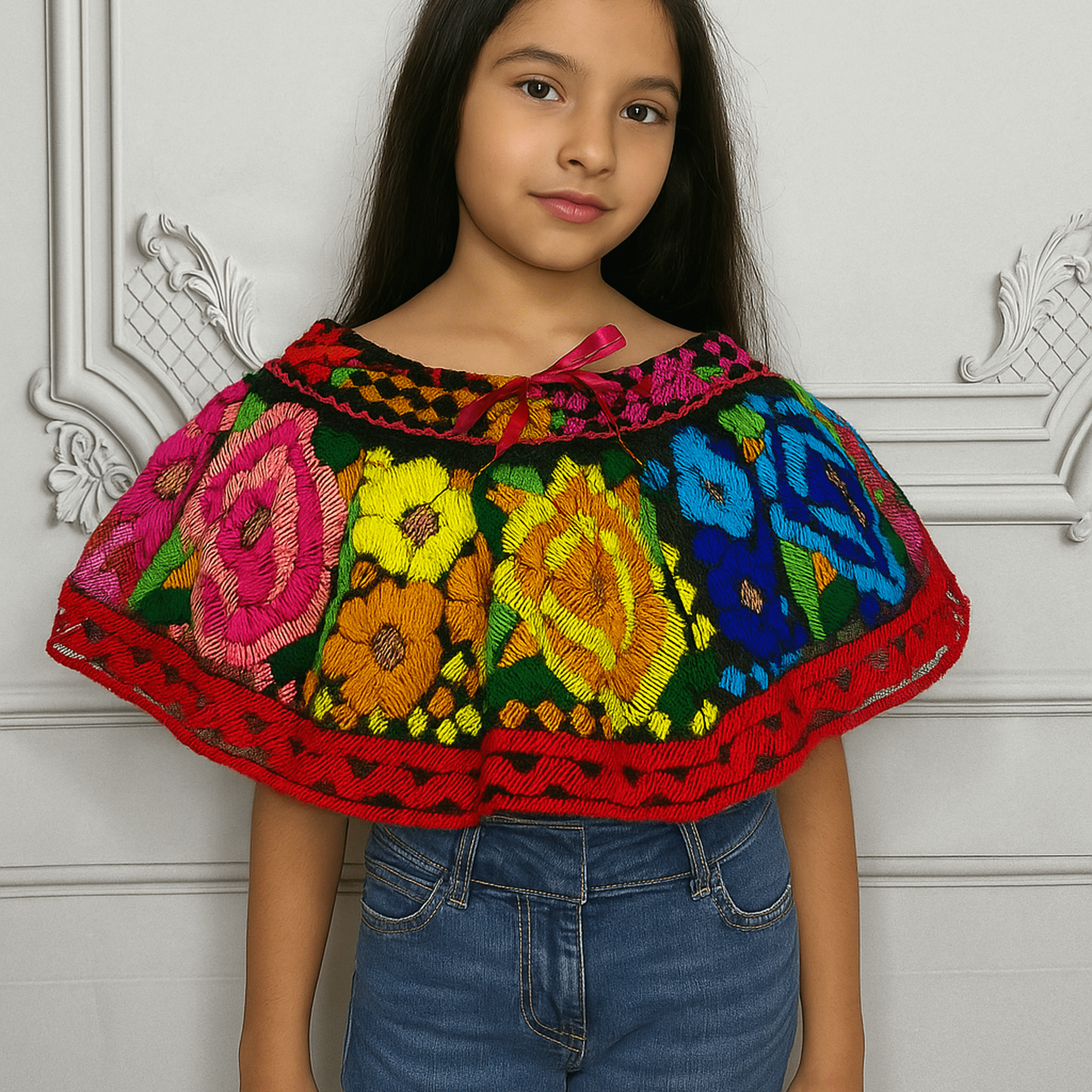 Traditional Chiapas de Corzo Blouse - Girls Traditional Chiapas de Corzo Blouse - Girls