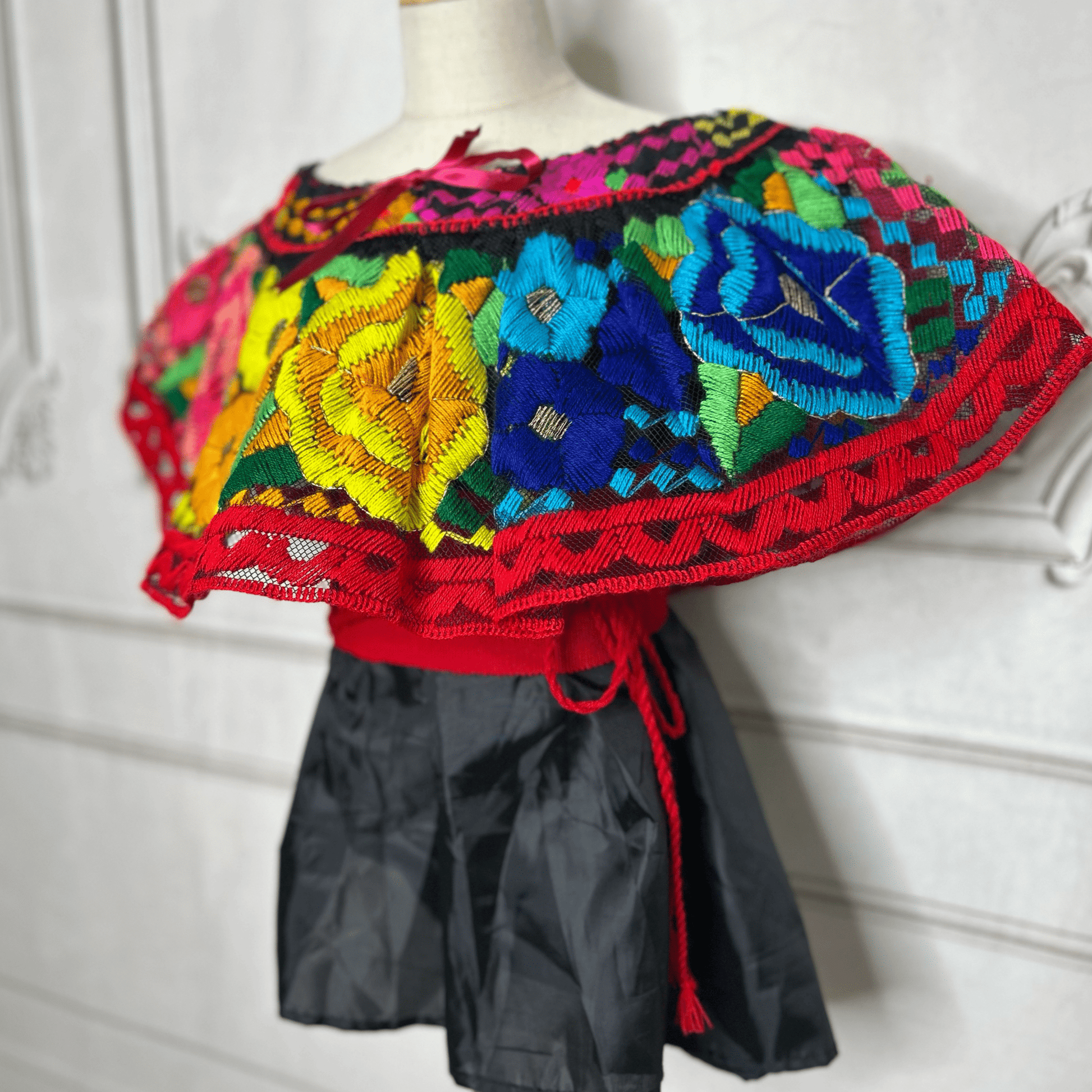 Traditional Chiapas de Corzo Blouse - Girls Traditional Chiapas de Corzo Blouse - Girls