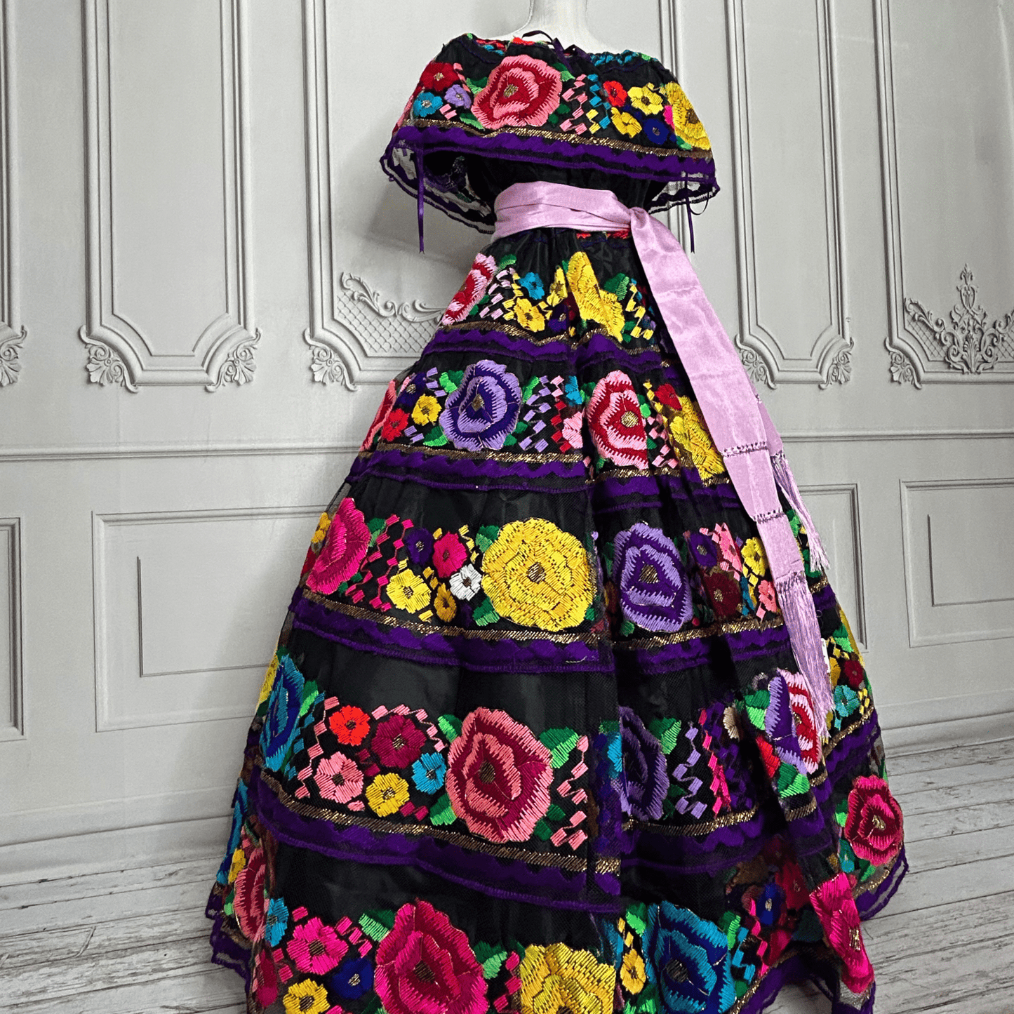 Traditional Chiapas de Corzo Dress - Adult - Multi Traditional Chiapas de Corzo Dress - Adult - Multi
