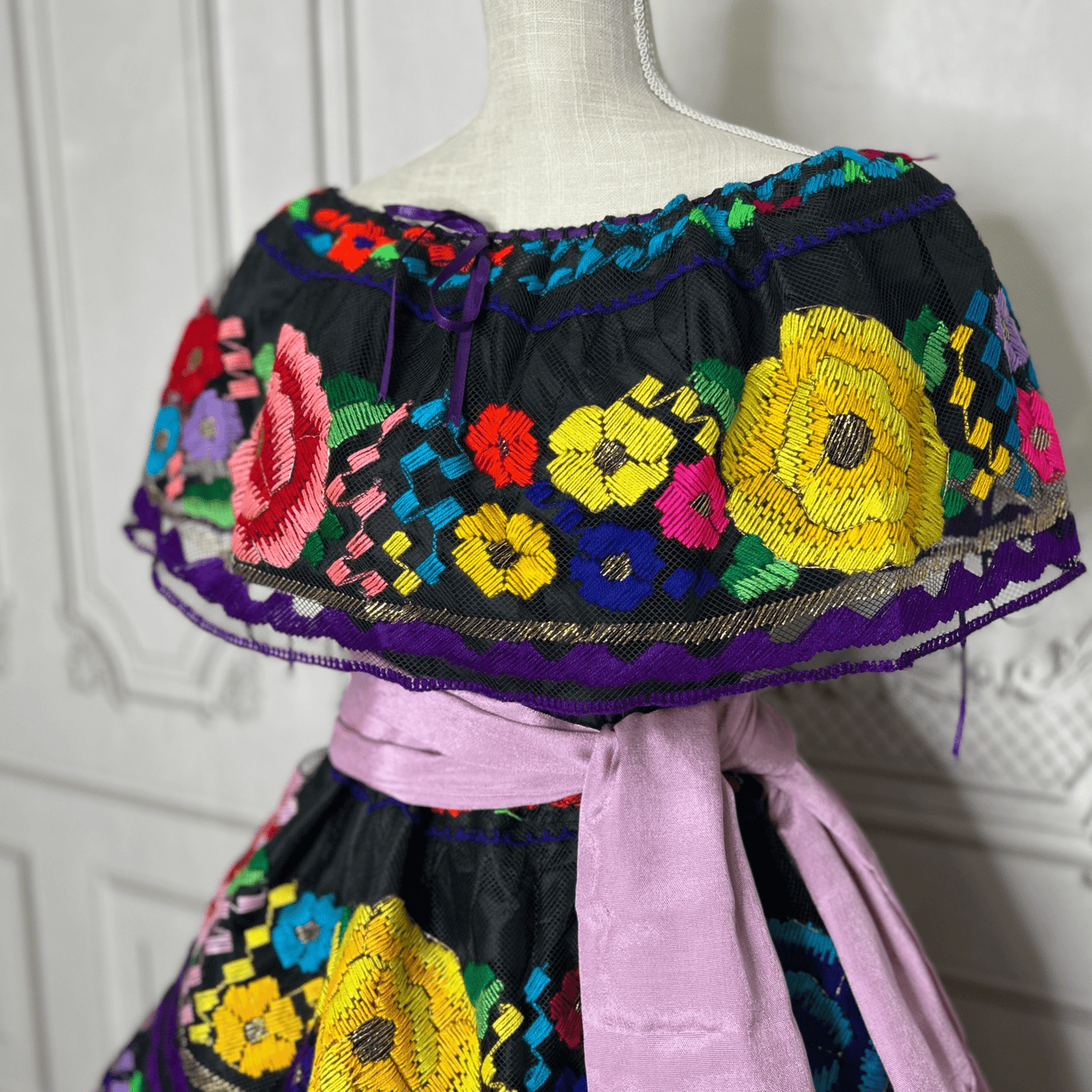 Traditional Chiapas de Corzo Dress - Adult - Multi Traditional Chiapas de Corzo Dress - Adult - Multi