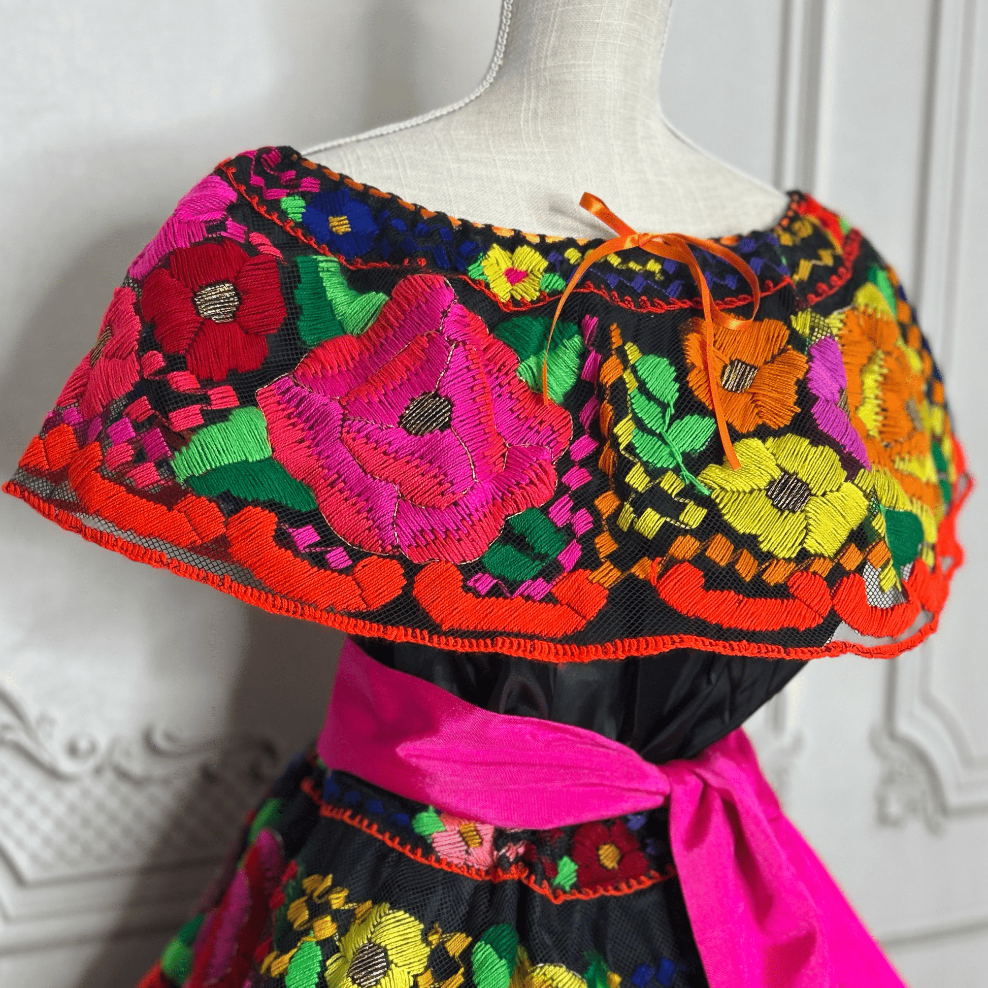 Traditional Chiapas de Corzo Dress - Adult - Multi Traditional Chiapas de Corzo Dress - Adult - Multi
