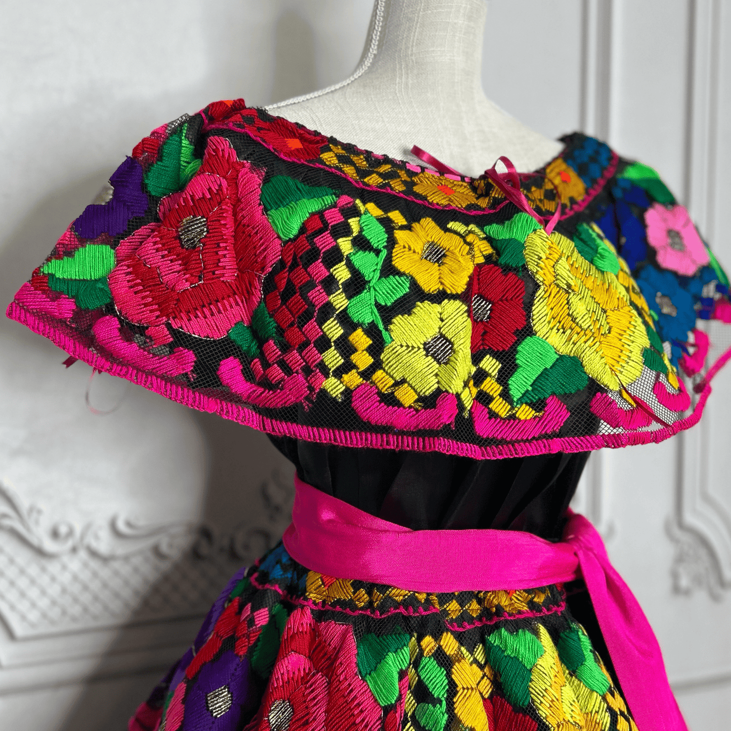 Traditional Chiapas de Corzo Dress - Adult - Multi Traditional Chiapas de Corzo Dress - Adult - Multi
