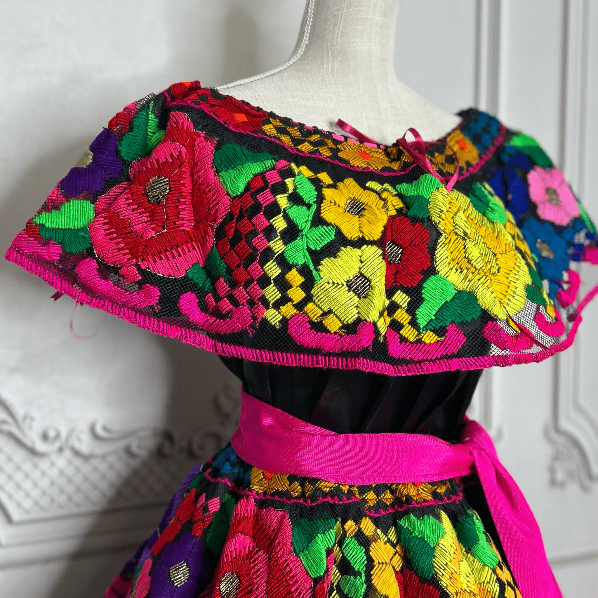 Traditional Chiapas de Corzo Dress - Adult - Multi Traditional Chiapas de Corzo Dress - Adult - Multi