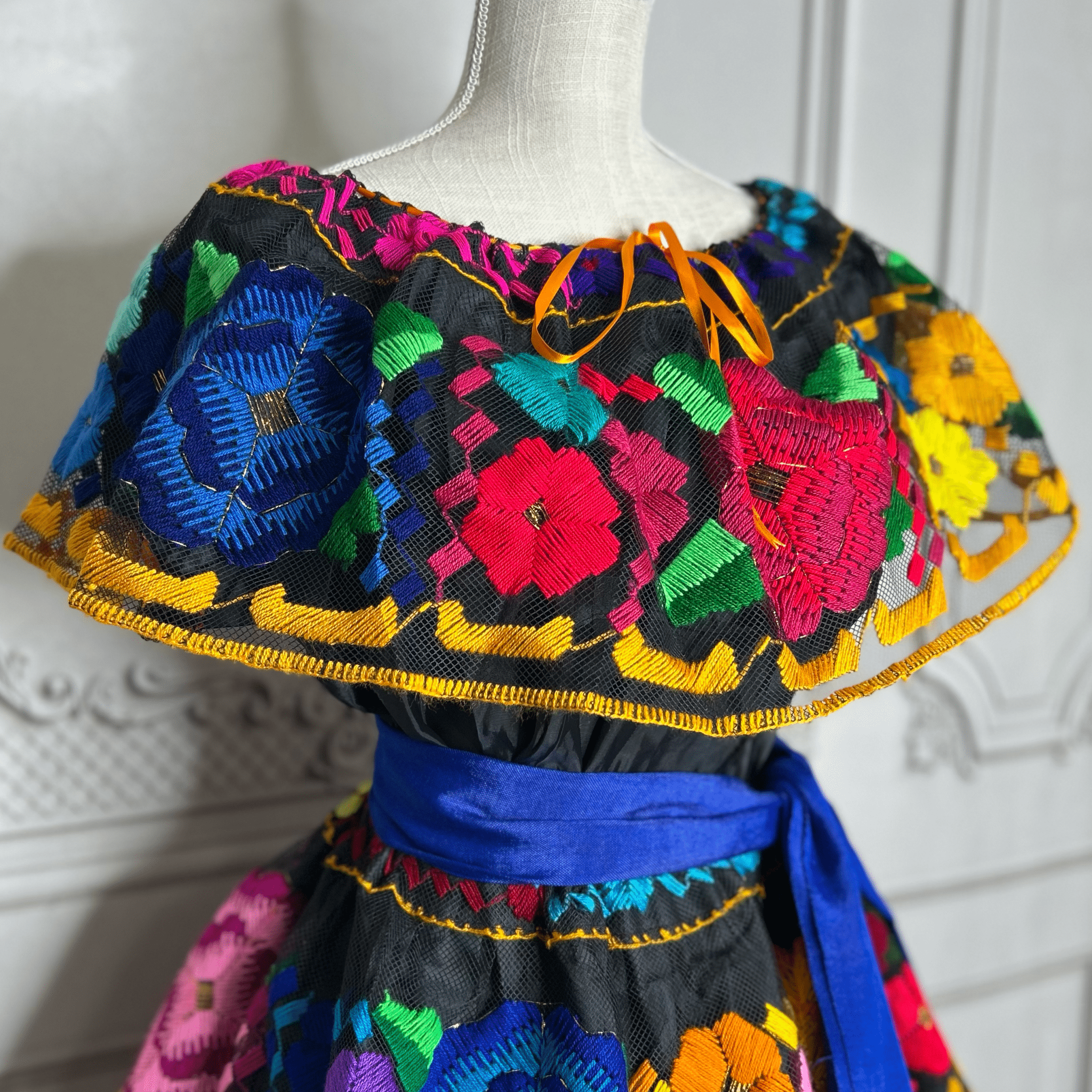 Traditional Chiapas de Corzo Dress - Adult - Multi Traditional Chiapas de Corzo Dress - Adult - Multi