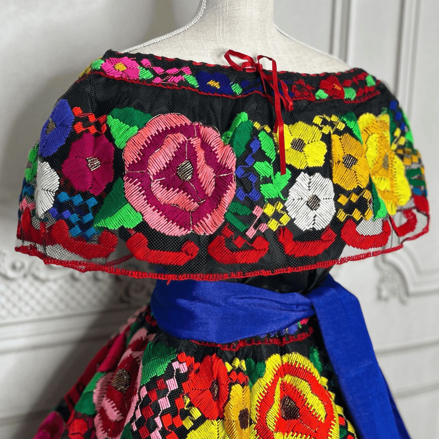 Traditional Chiapas de Corzo Dress - Adult - Multi Traditional Chiapas de Corzo Dress - Adult - Multi