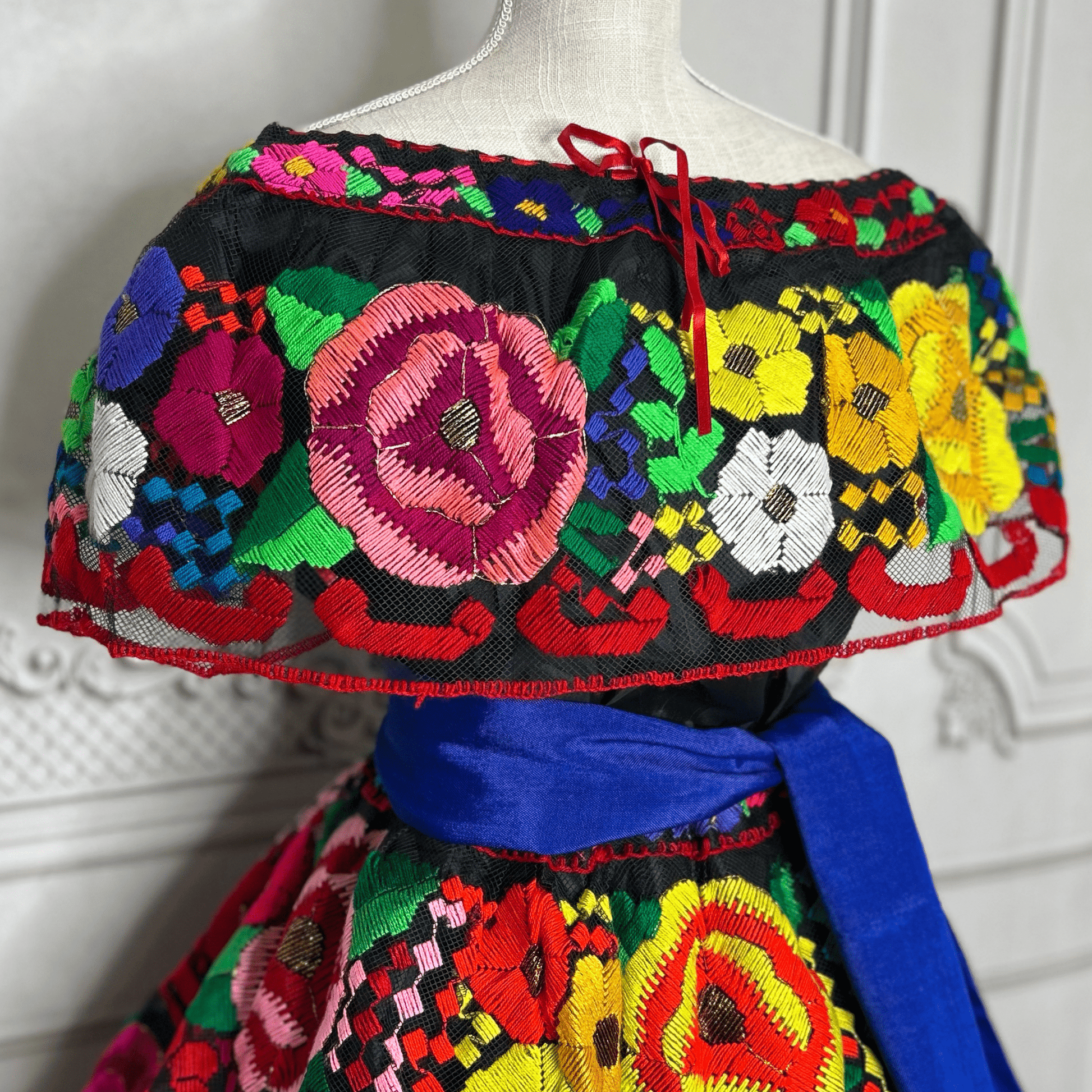Traditional Chiapas de Corzo Dress - Adult - Multi Traditional Chiapas de Corzo Dress - Adult - Multi