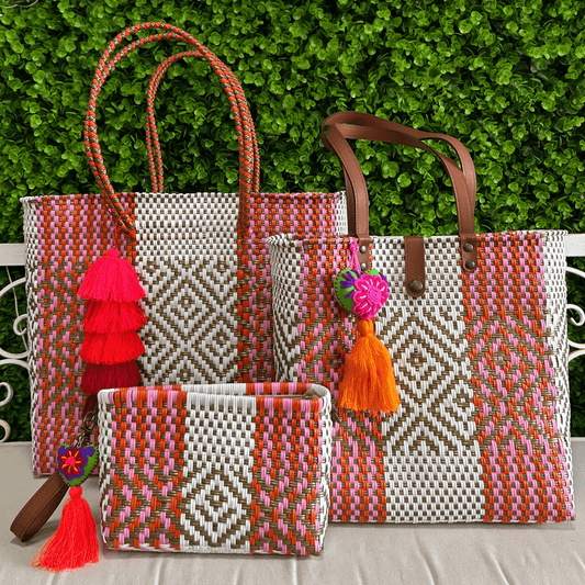 Upcycled Handwoven Handbags - Rosalia BUNDLE Upcycled Handwoven Handbags - Rosalia BUNDLE