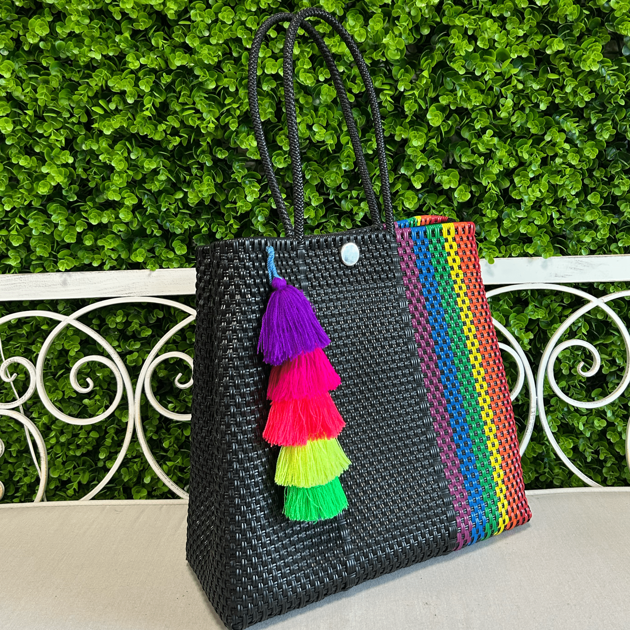 Upcycled Handwoven MD Convertible Tote - Cindy Upcycled Handwoven MD Convertible Tote - Cindy