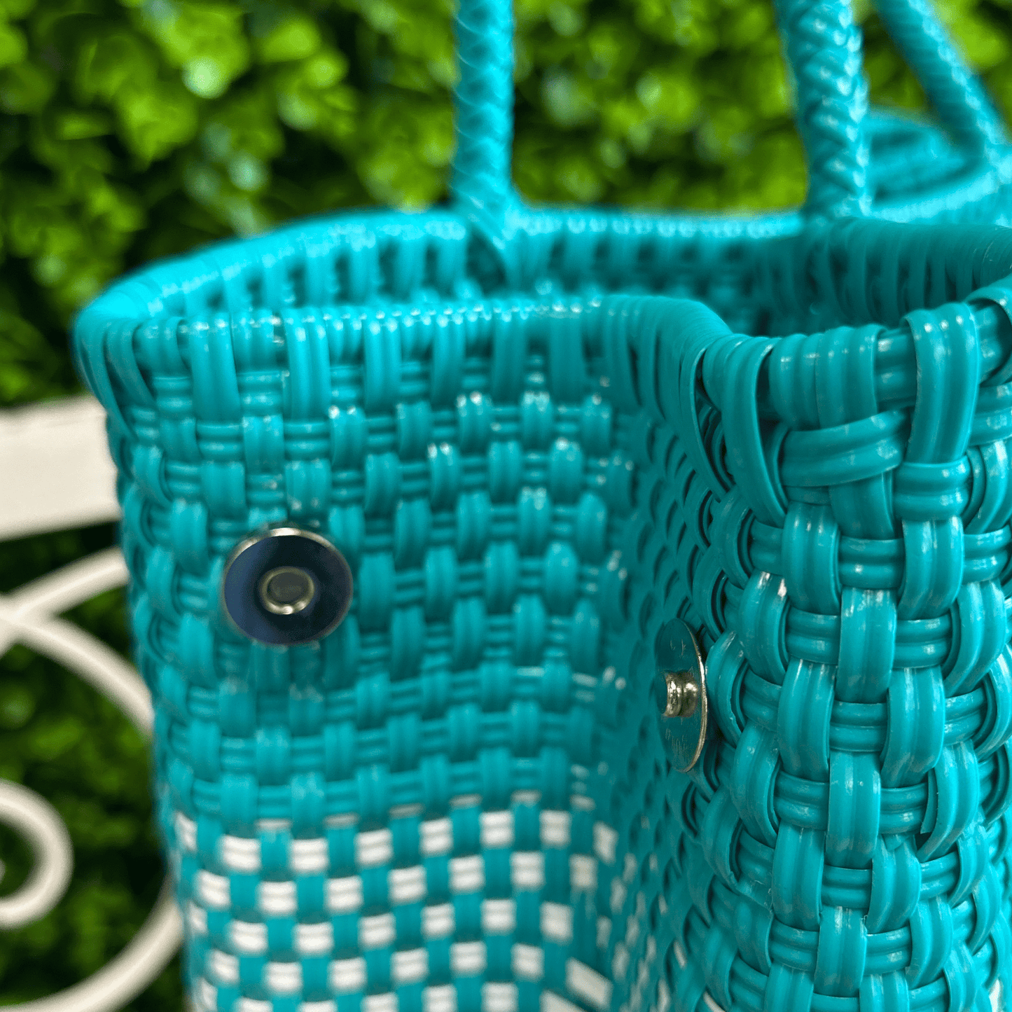 Upcycled Handwoven MD Convertible Tote - Cotton Candy Upcycled Handwoven MD Convertible Tote - Cotton Candy