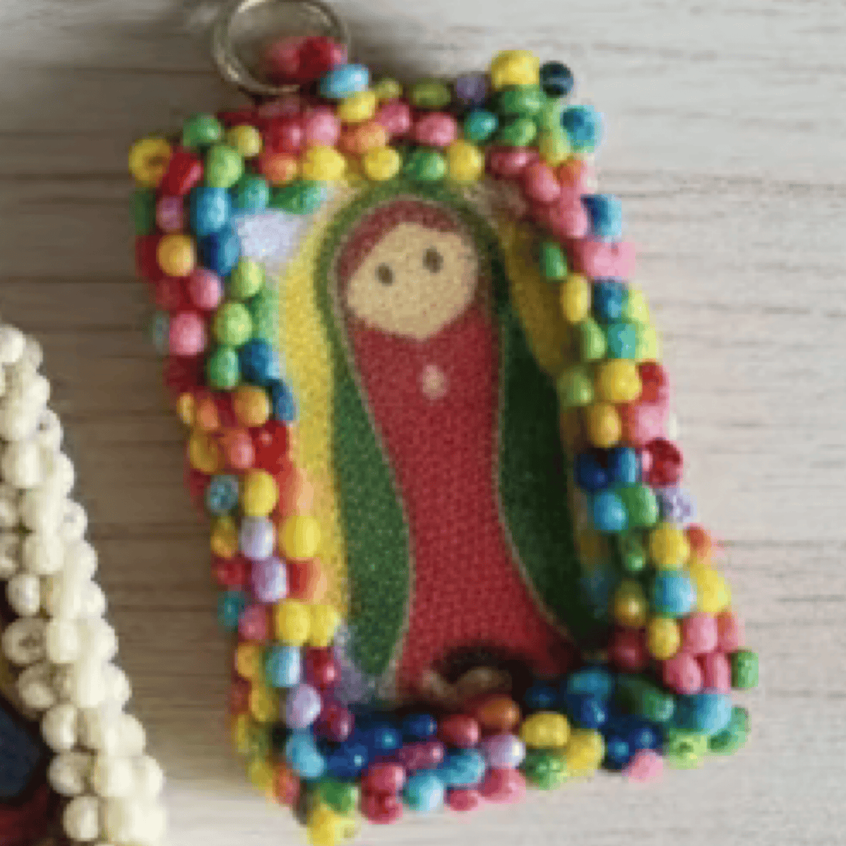 Virgencita Charm - Escapulario - Small Virgencita Charm Escapulario | Handmade in Mexico | Camelia