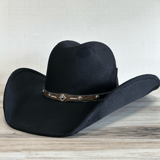 Western Cowboy Suede Hat - Bolona Style