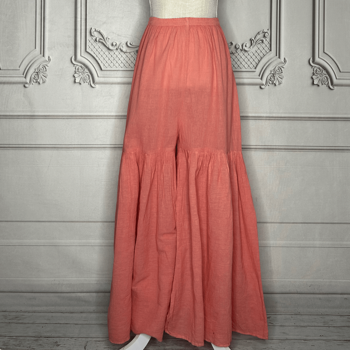 Wide Leg Gauze Palazzo Pant