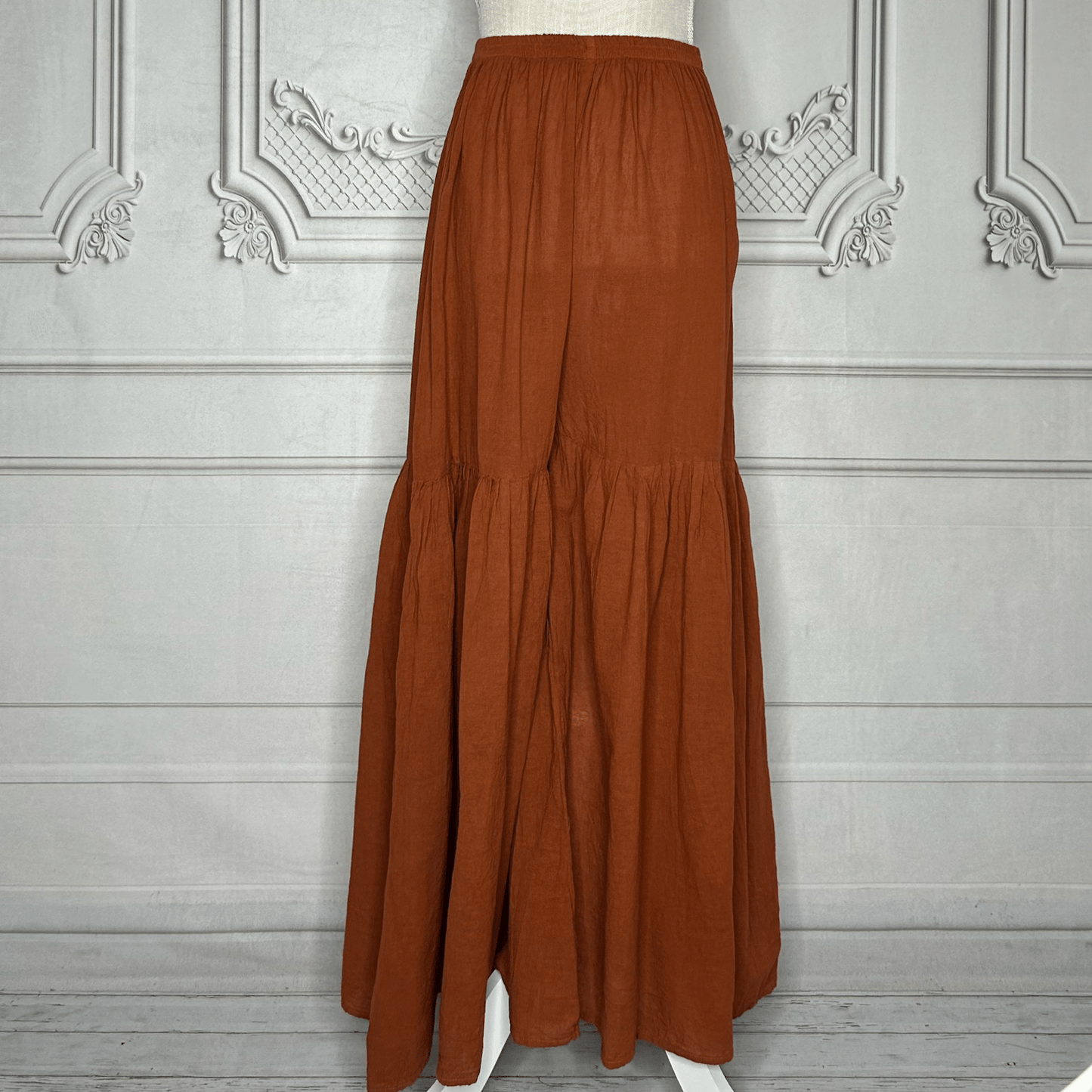 Wide Leg Gauze Palazzo Pant