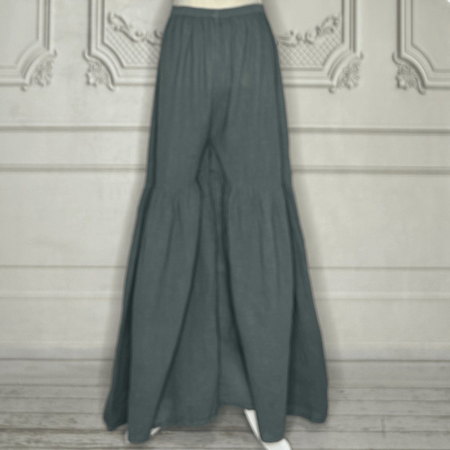 Wide Leg Gauze Palazzo Pant