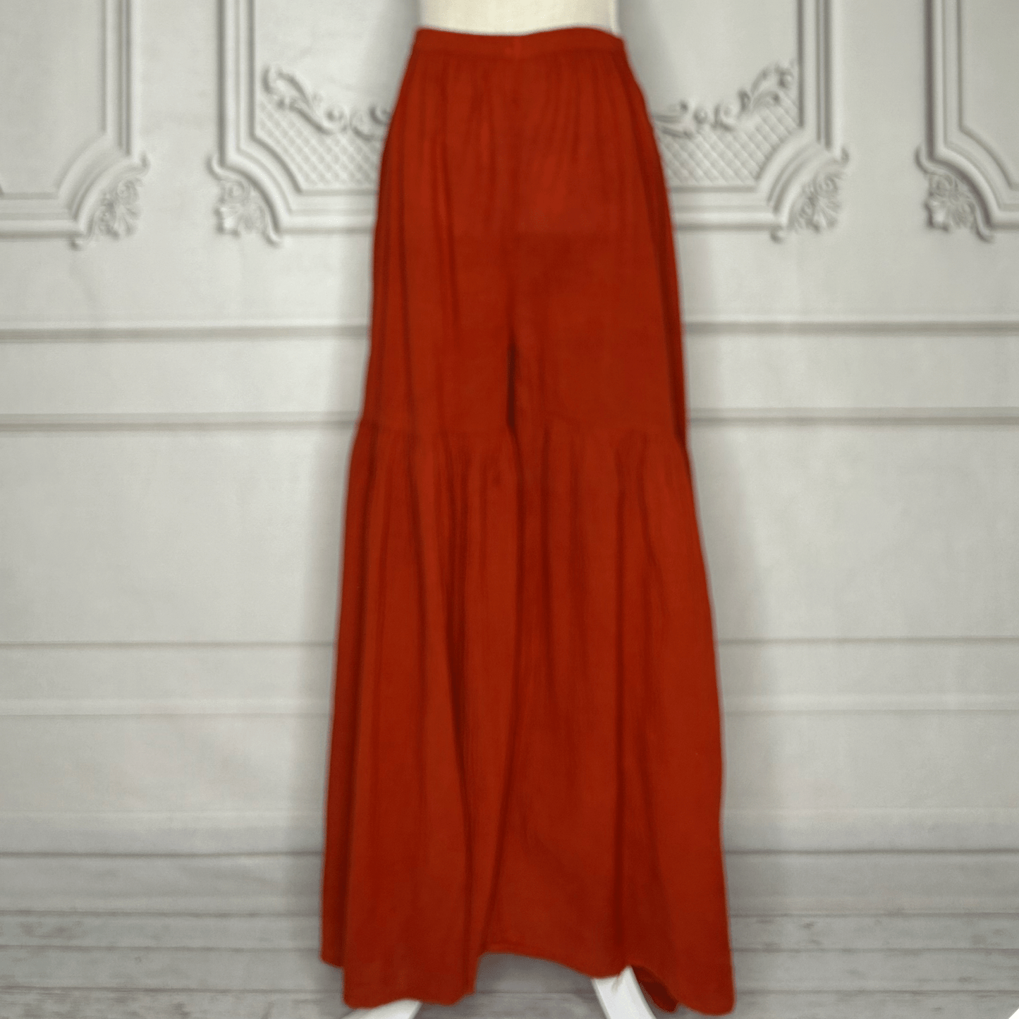 Wide Leg Gauze Palazzo Pant