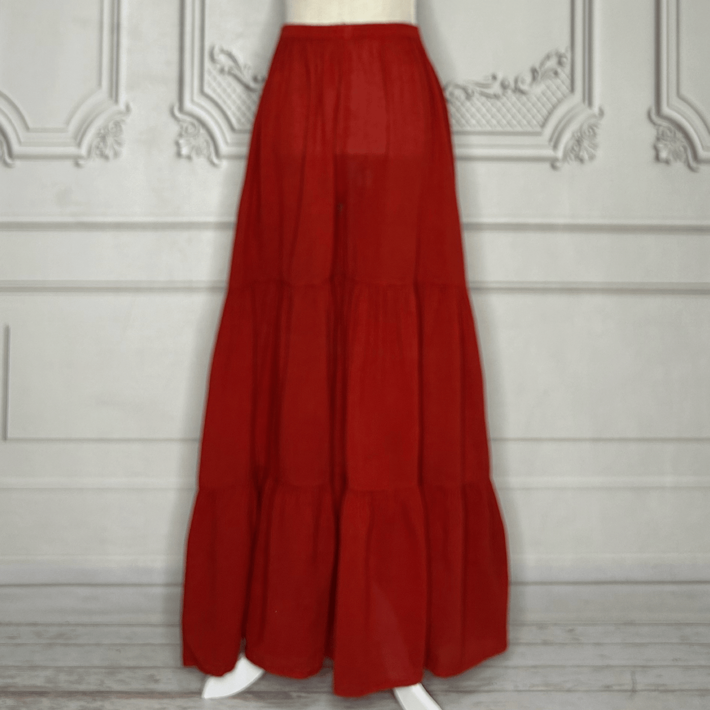 Wide Leg Gauze Palazzo Pant