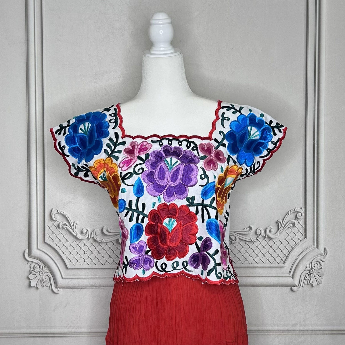 Yucatan Floral Crop Top Yucatan Floral Crop Top