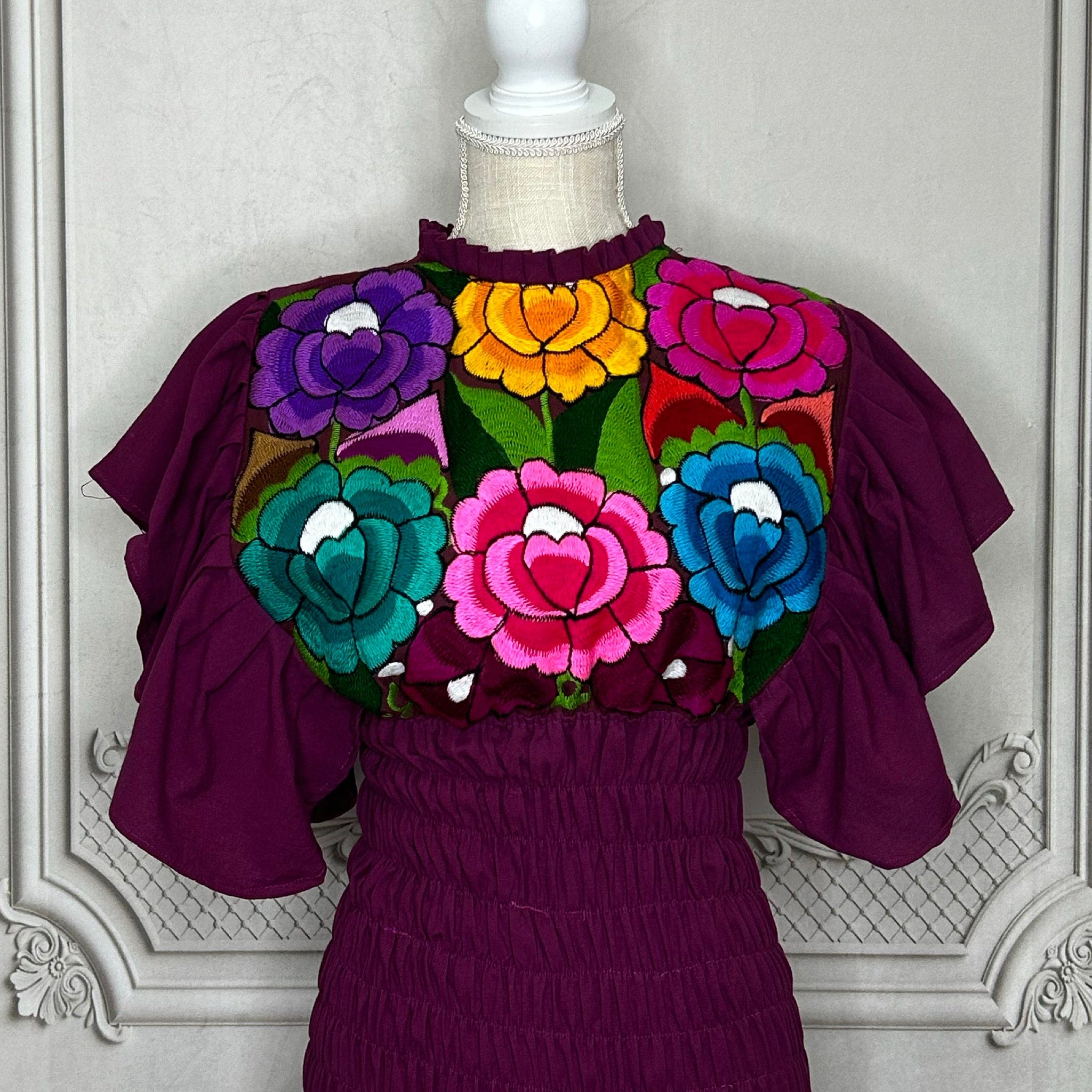 Zinia Elastic Mexican Dress