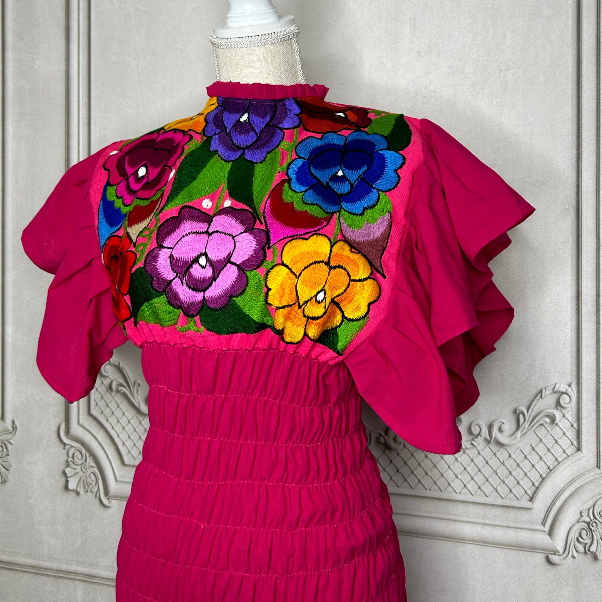 Zinia Elastic Mexican Dress