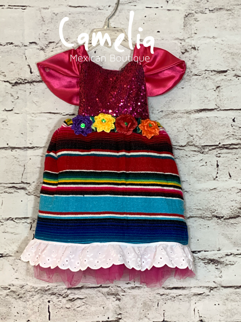 Sparkle Girl Mexican Dress