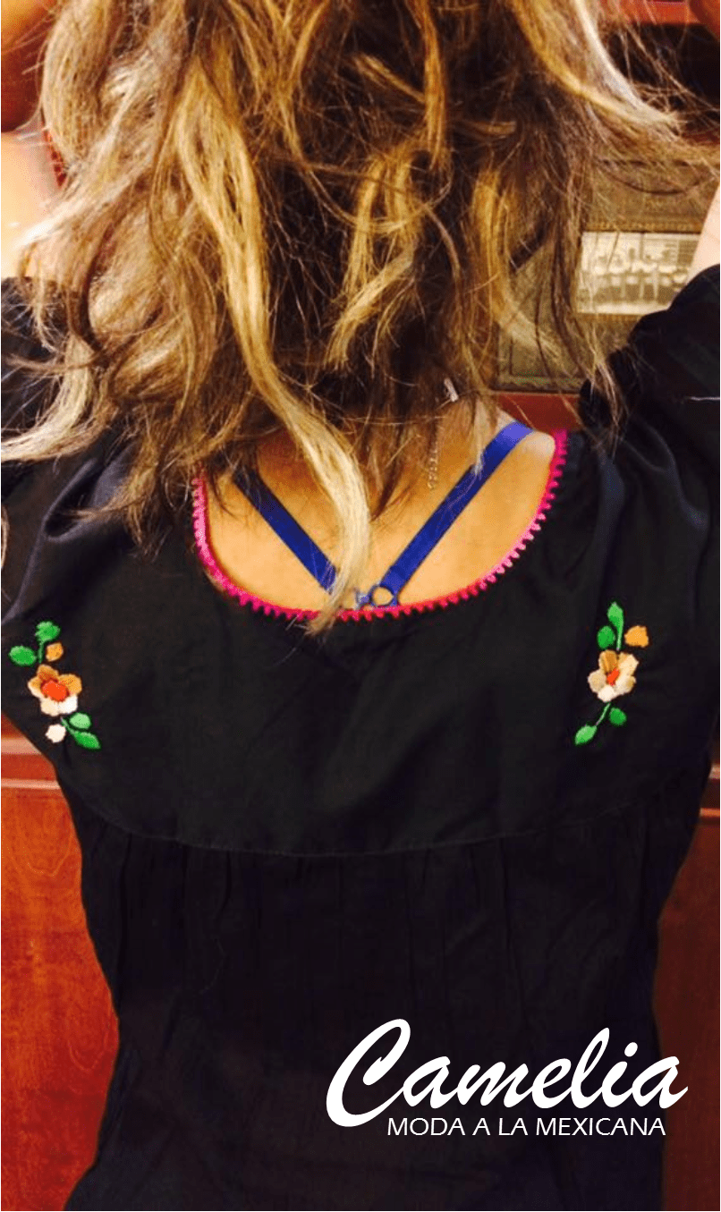 Boho Peasant Mexican Blouse