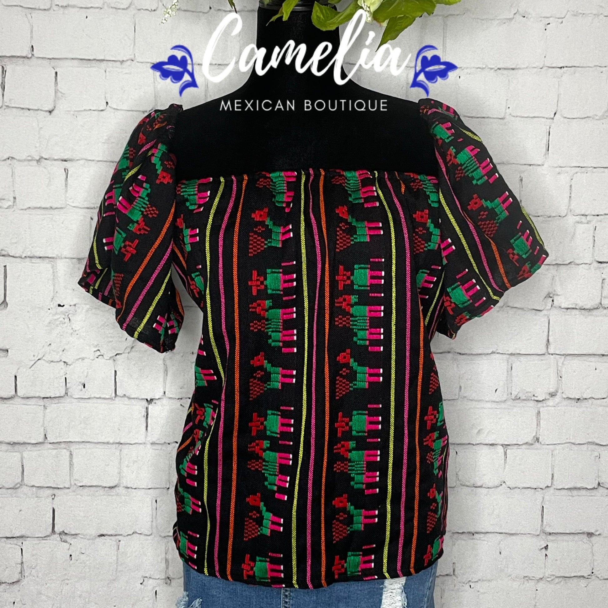 Cambaya Dropped Shoulder Mexican Blouse