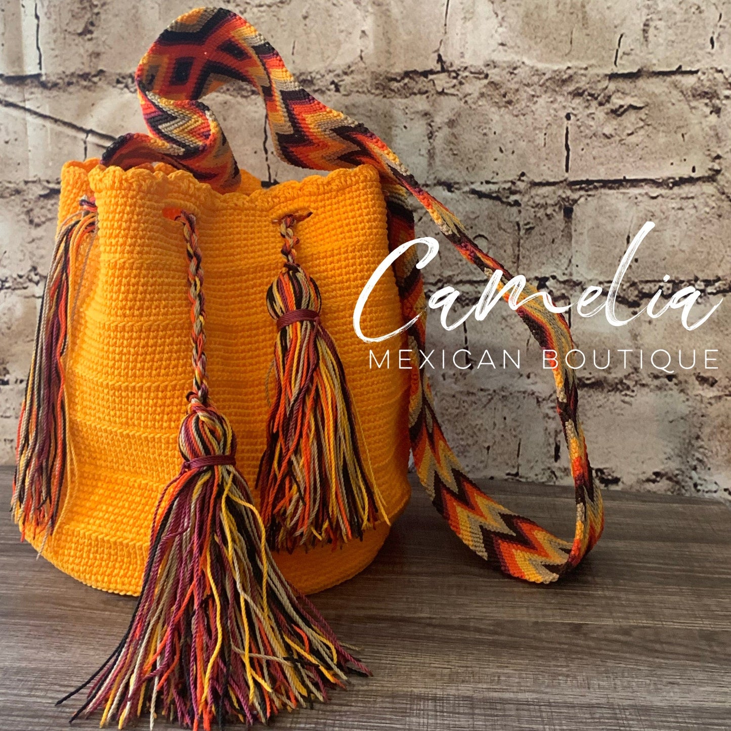 Crocheted Columbian Wayuu Boho Tote - Large