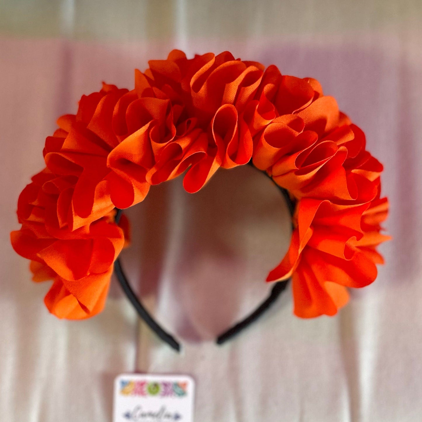 Floral Ribbon Headband - Adult