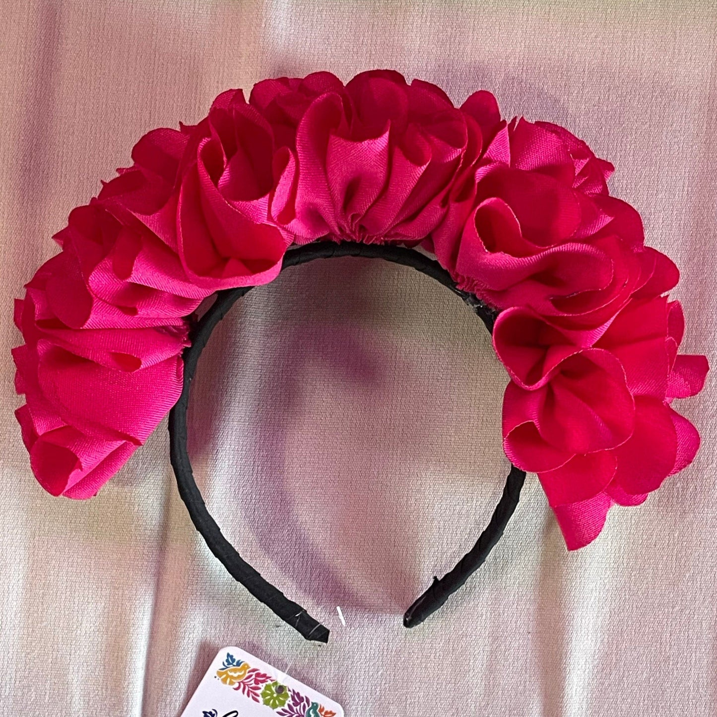 Floral Ribbon Headband - Adult