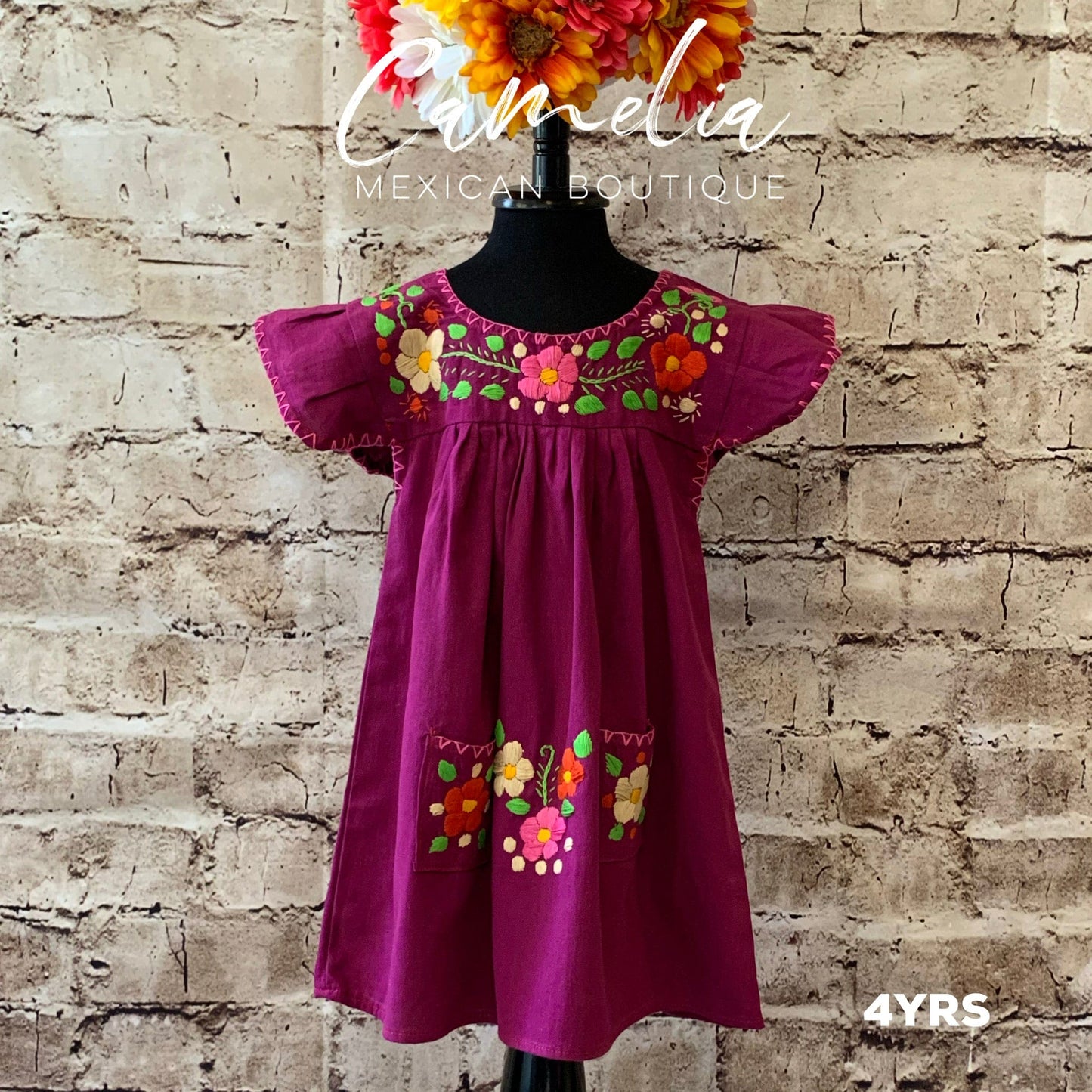 Girl Mexican Dress - Rosie