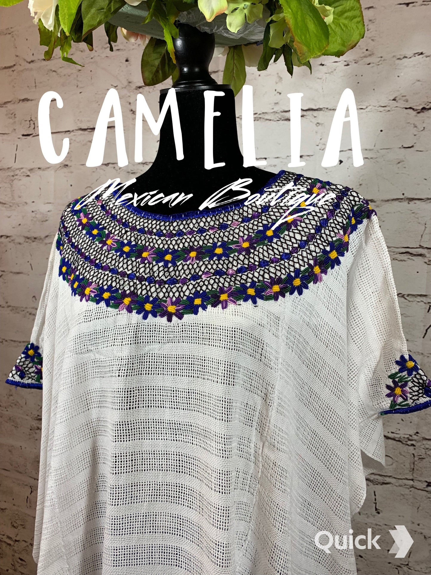 Guatemalan Huipil Blouse Cover Up