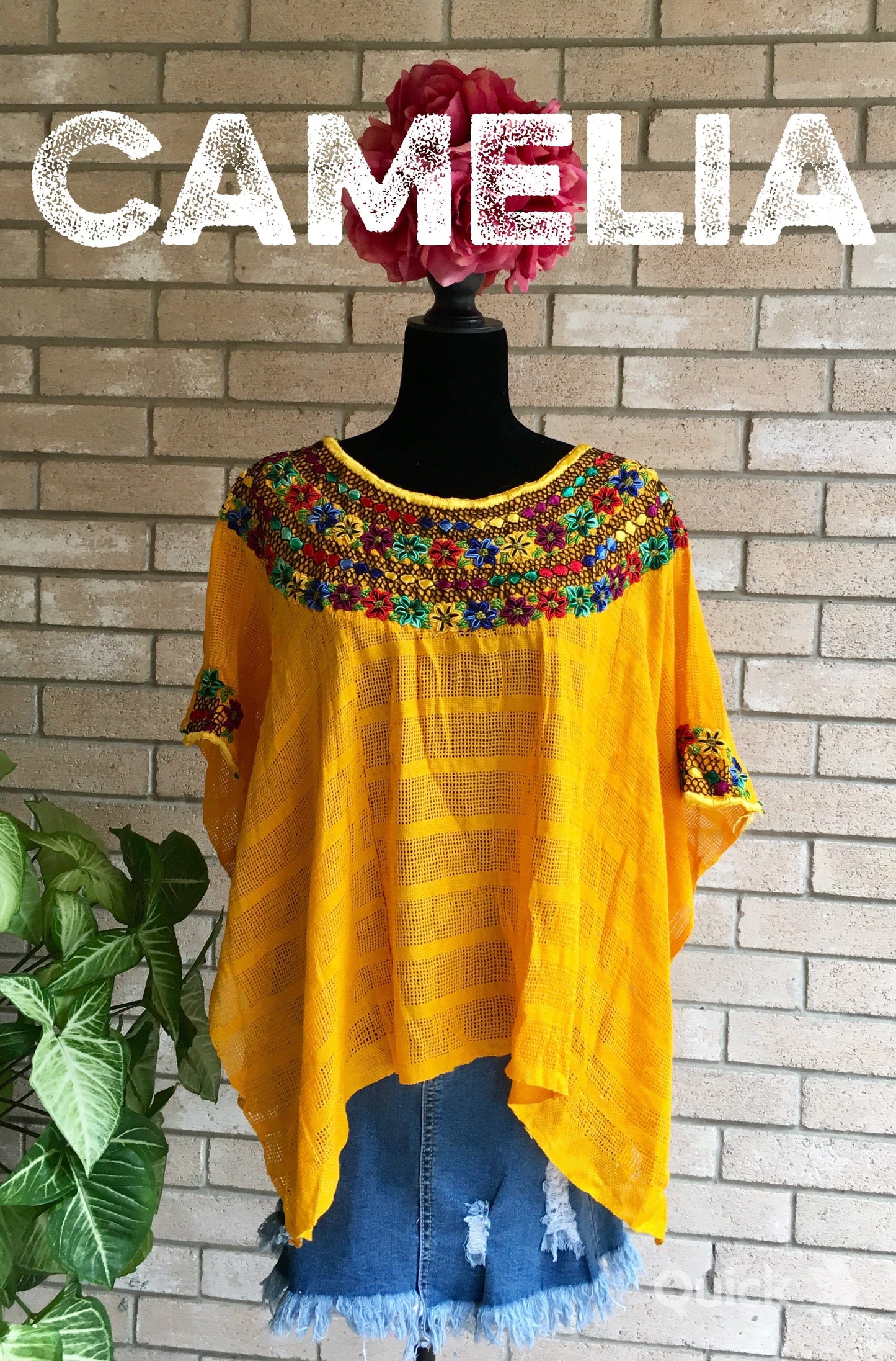 Guatemalan Huipil Blouse Cover Up